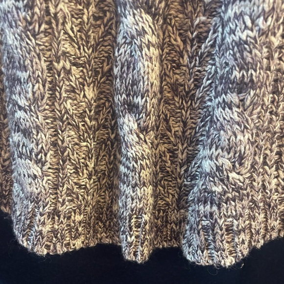 Sonoma Women's Marled Knit Sweater - Black and Cream- Cotton/Acrylic -XL - Picture 5 of 7